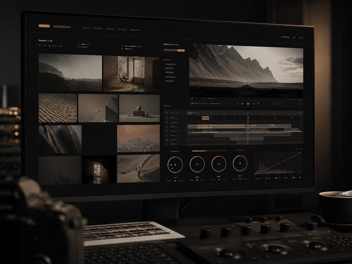 Илюстративен пример за фотография и видеообработка